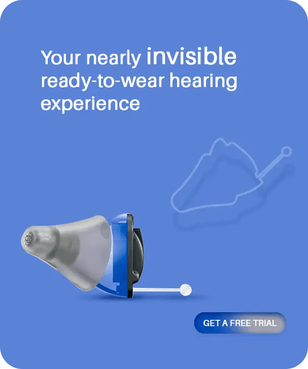 nearly invisible hearing aid png